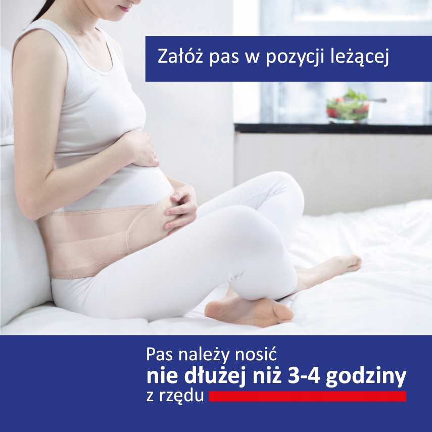 PAS CIĄŻOWY PODTRZYMUJĄCY + POPORODOWY Po CC S Marka Inna marka