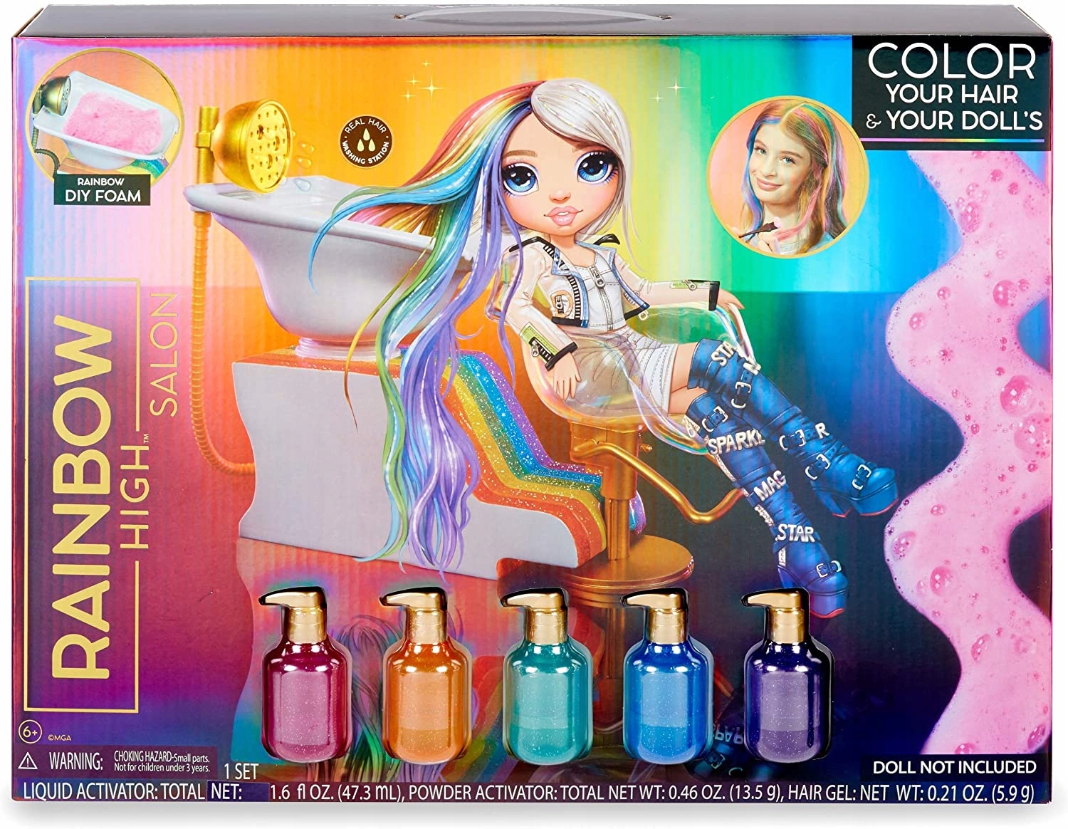 

Rainbow High Zestaw Salon fryzjerski 567448