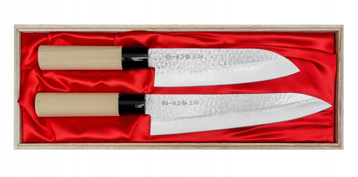 Satake Magaroku Saku Sada 2 nožov šéfa Santoku