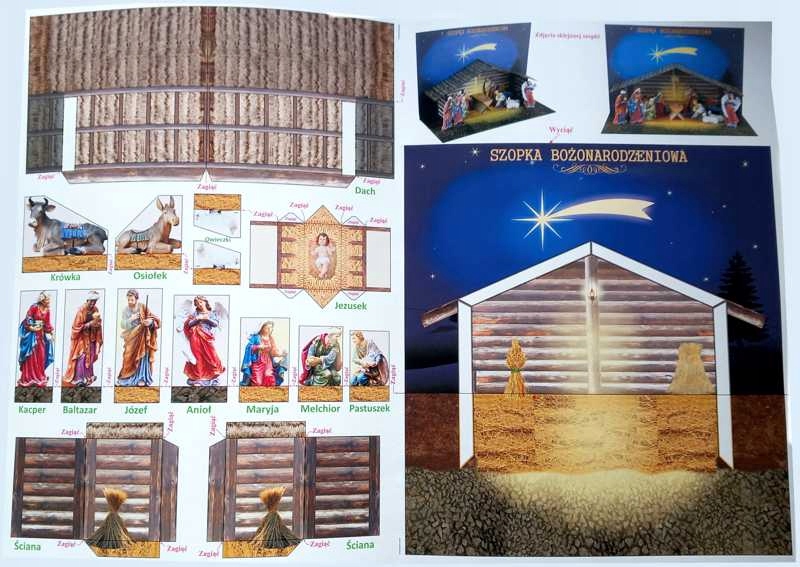 Extra Model Karácsonyi betlehem ragasztáshoz Típus építés