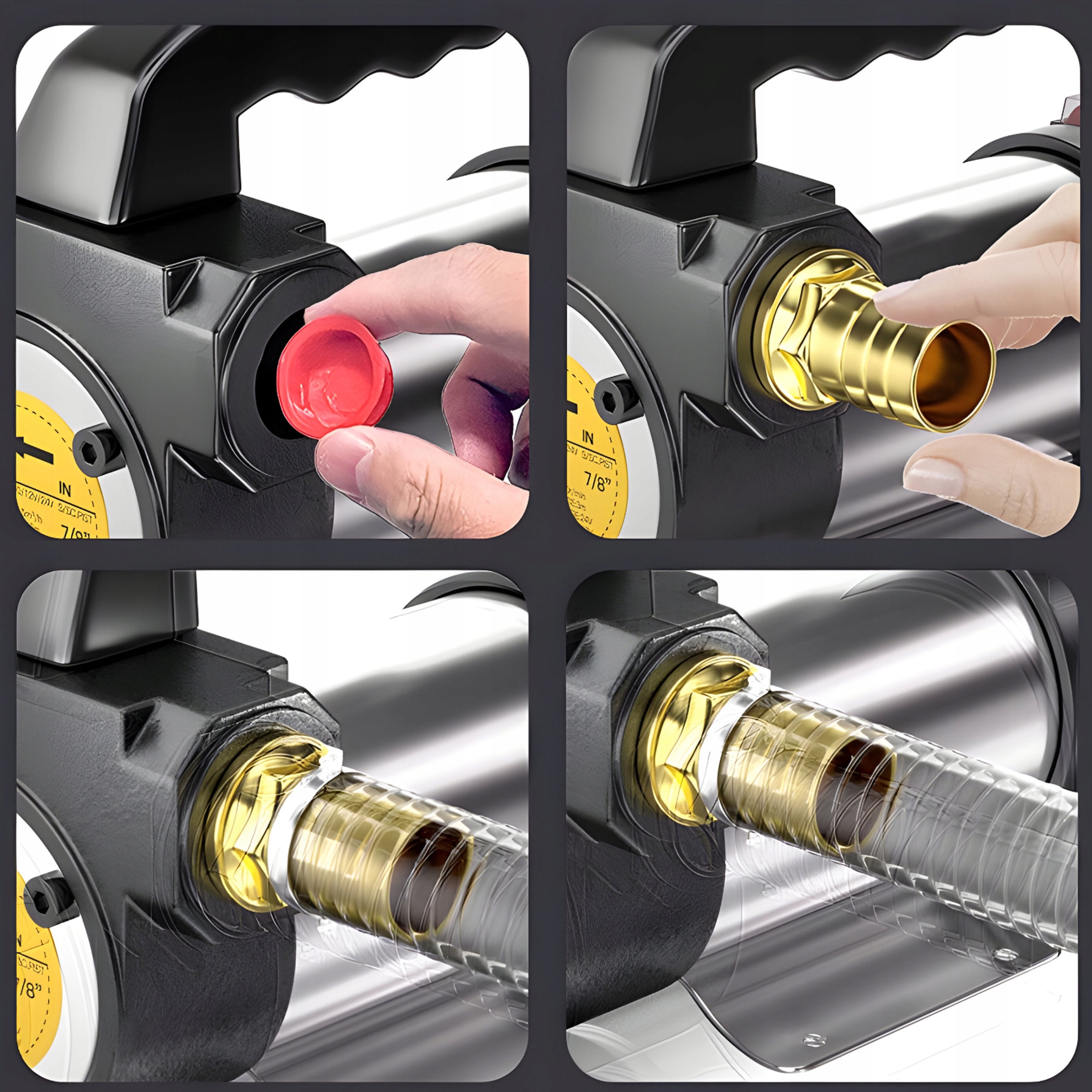 POMPA DO PALIWA ROPY OLEJU SSĄCA POMPKA DO SPUSZCZANIA WYMIANY ELEKTRYCZNA Marka Retoo