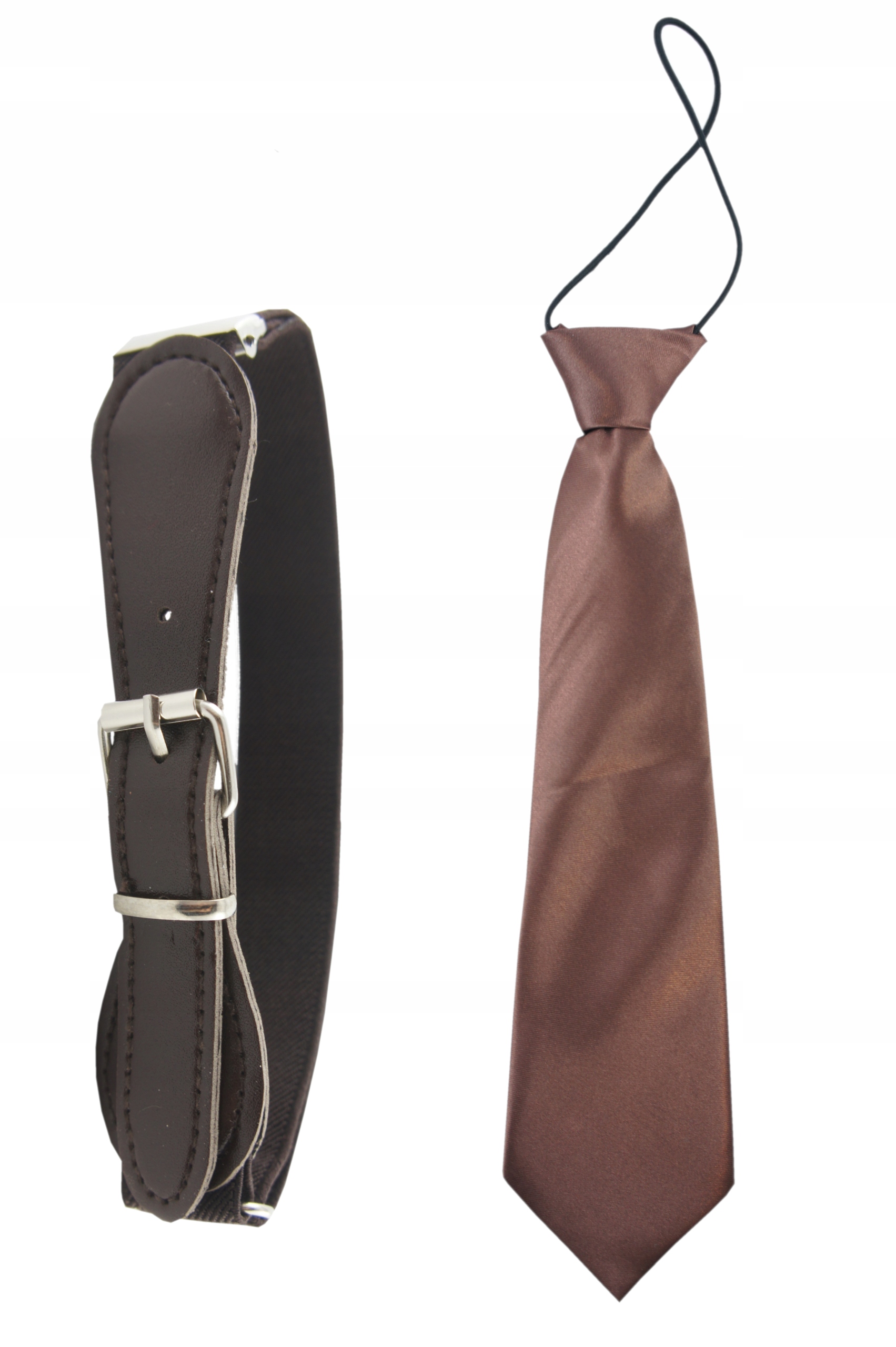 Pasek dla dziecka regulowany r.UNIWERS BRĄZOWY Kolor brązowy