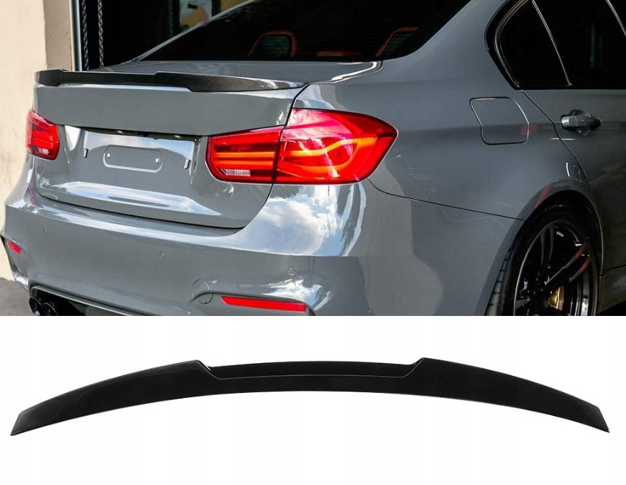 Letka víka zavazadlového prostoru Spoiler M4 Style Černá Spojler Pro Bmw F30 2012-2018