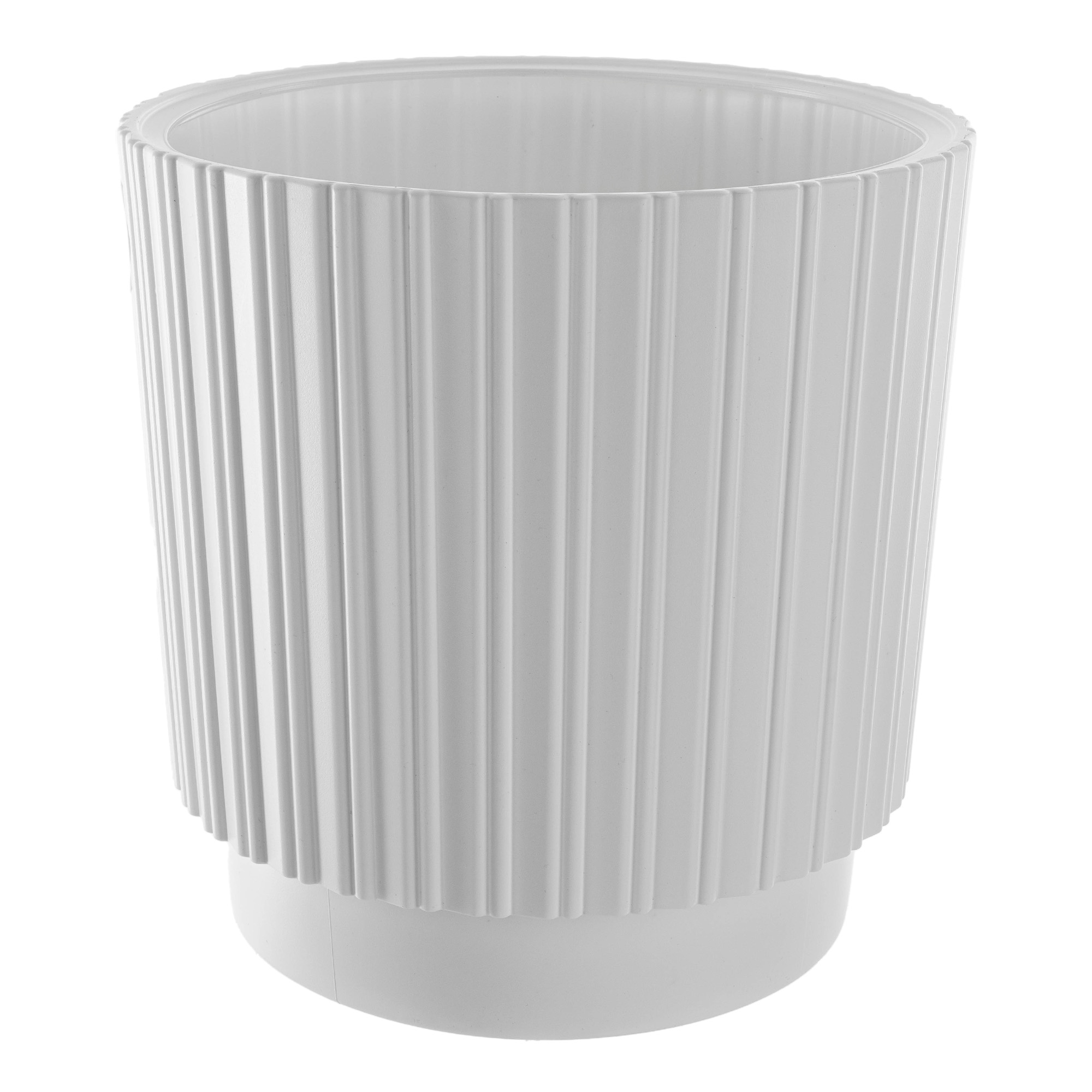 Květináč Květináč 30 cm Obal Na Květináč Vložka Do Květináče Plastový Bílý