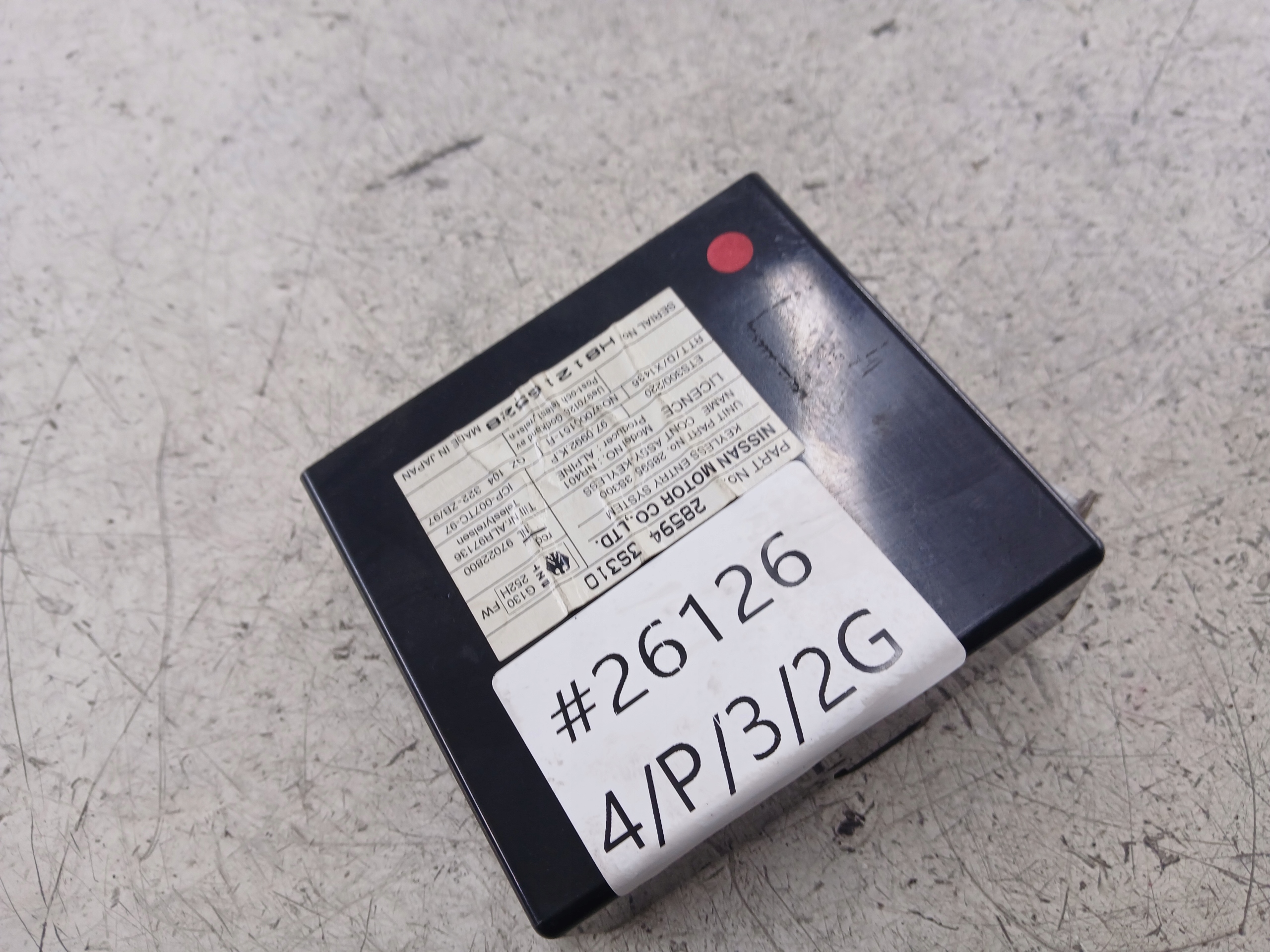 NISSAN NAVARA D22 control unit module KEYLESS 285943S310