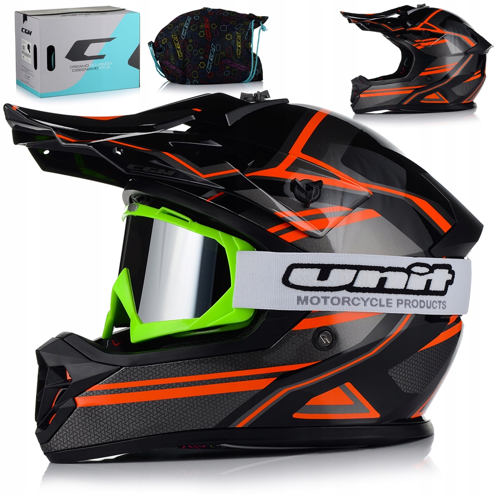 Motocyklová Prilba Cgm 267G Dirt Junior Cross Štvorkolka Atv Pre Deti Malý Ľahký