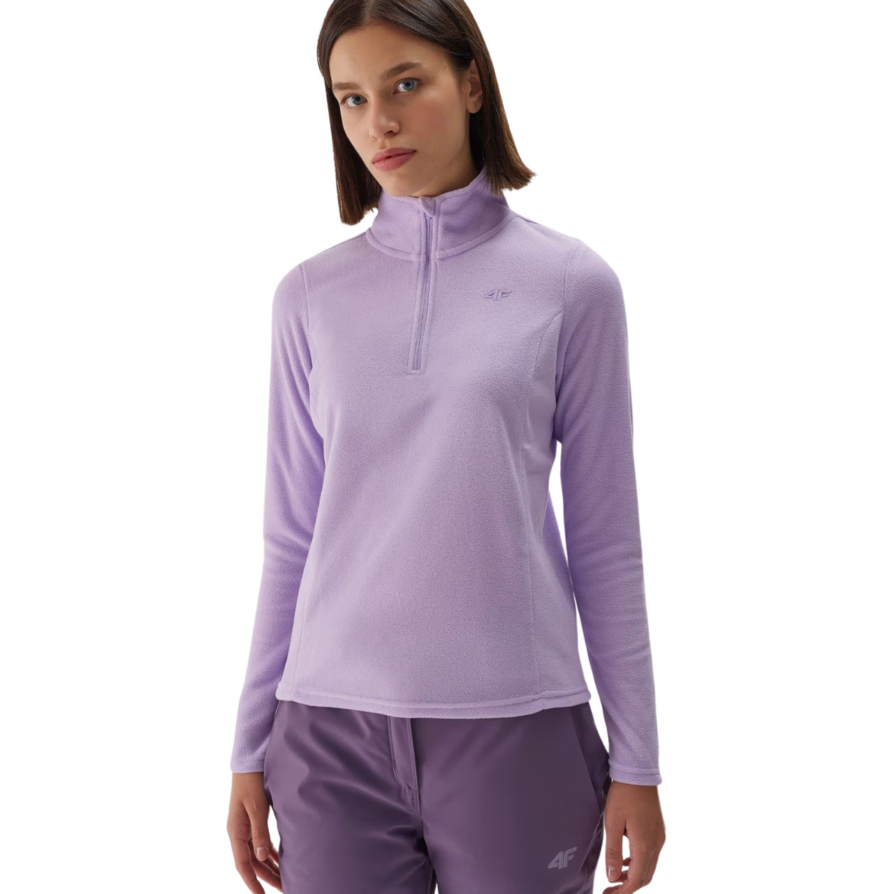 Bluza polarowa damska 4F F048 jasny fiolet 4FWAW24UFLEF048 52S .s