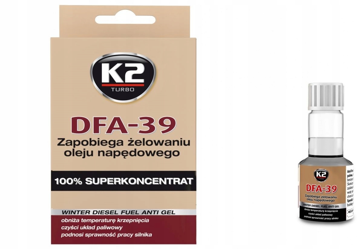 Depresator Do Diesla 50ML Zapobiega Wytr Dodatek do Diesla Depresator K2