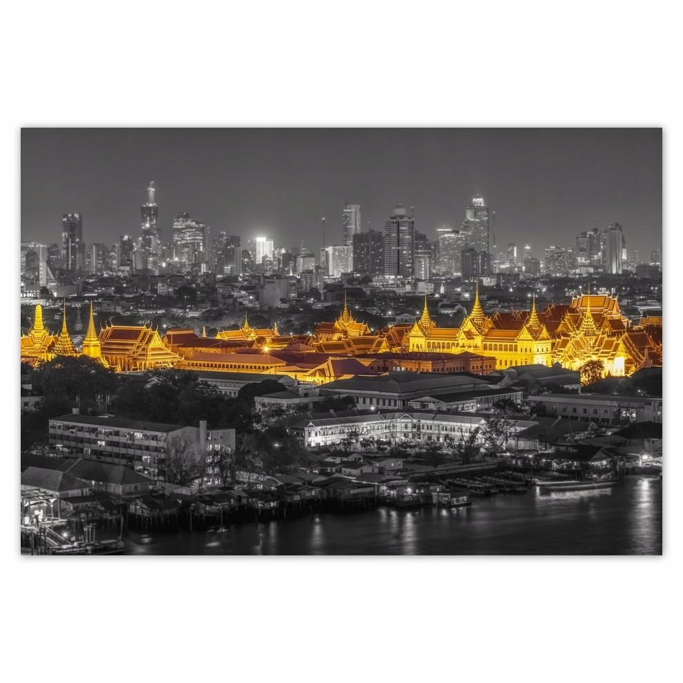 

Plakaty 60x40 Gold night in Bangkok
