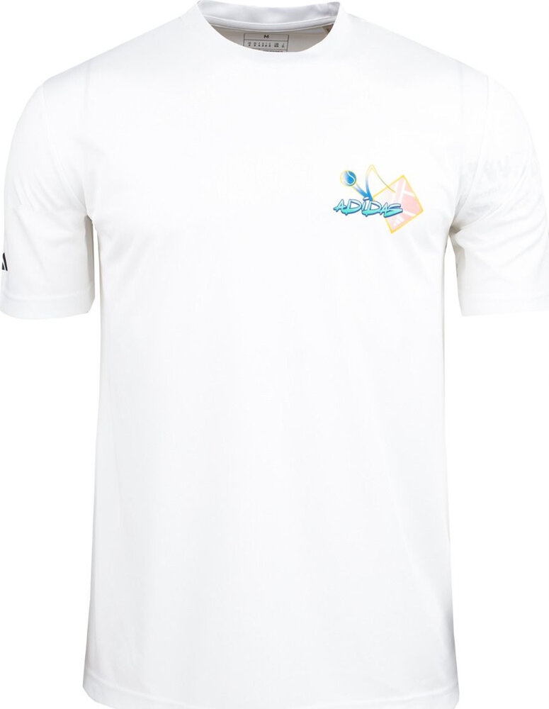 Tričko Pánské Adidas Tennis App Bílá II5917 vel. M