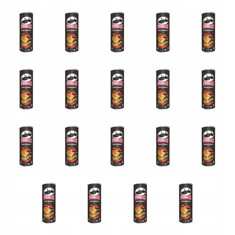 Pringles Hot &amp; Spicy 165g X19