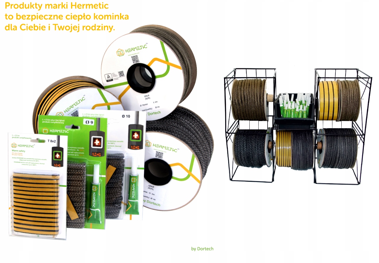 ZESTAW USZCZELNIAJĄCY DO PIECA SZNUR BAZALTOWY 6mm Rodzaj inne