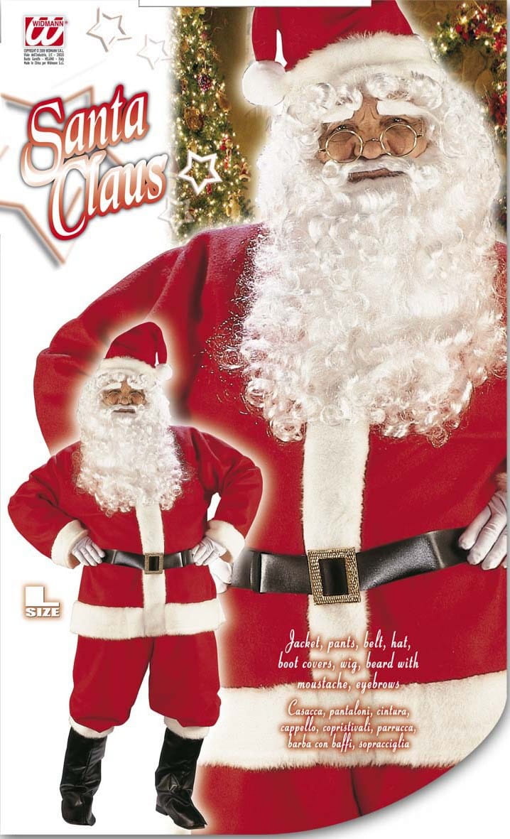 Mikulášský kostým vysoká kvalita, sada
