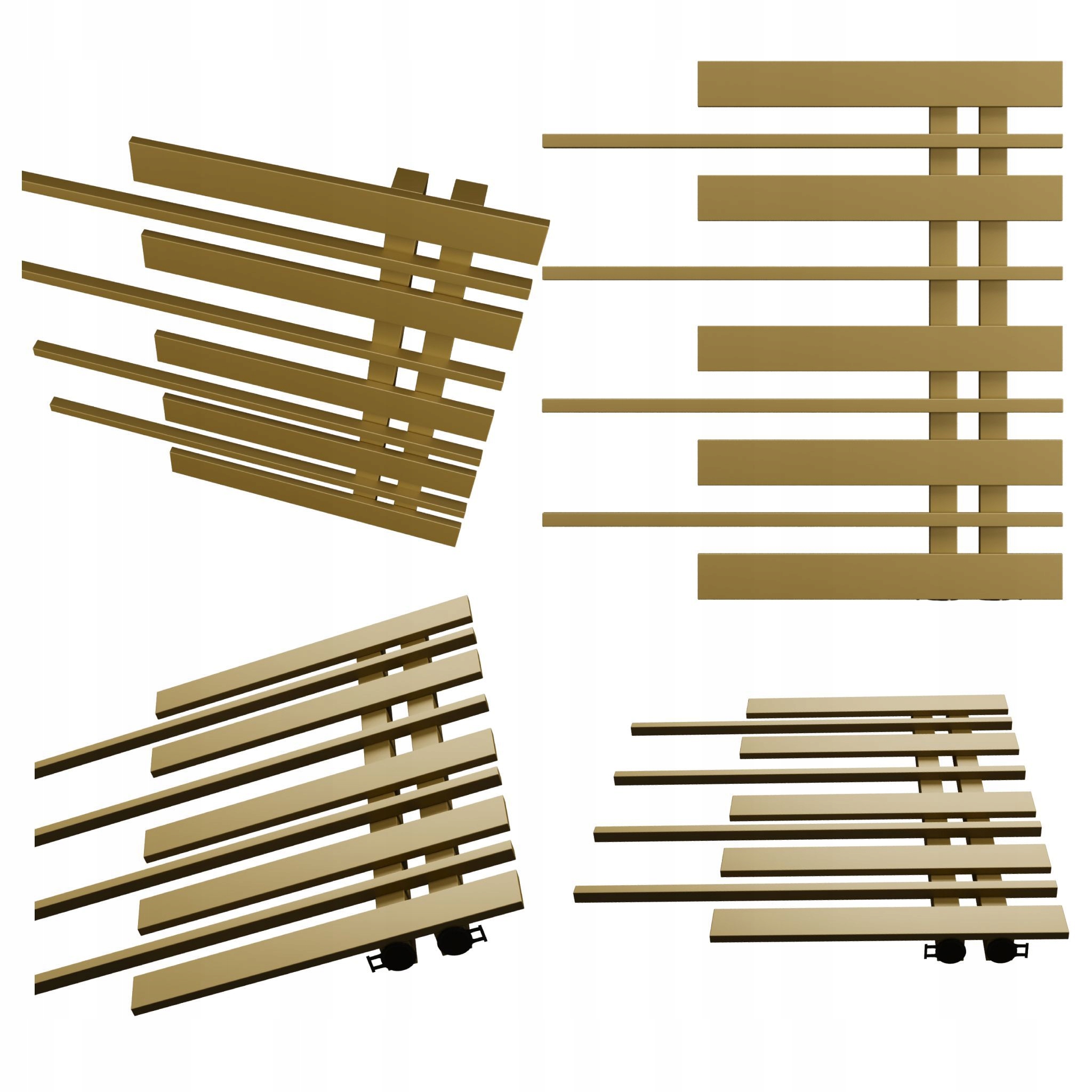 Kúpeľňový radiátor Pianino 585x570 Quartz II Pravý