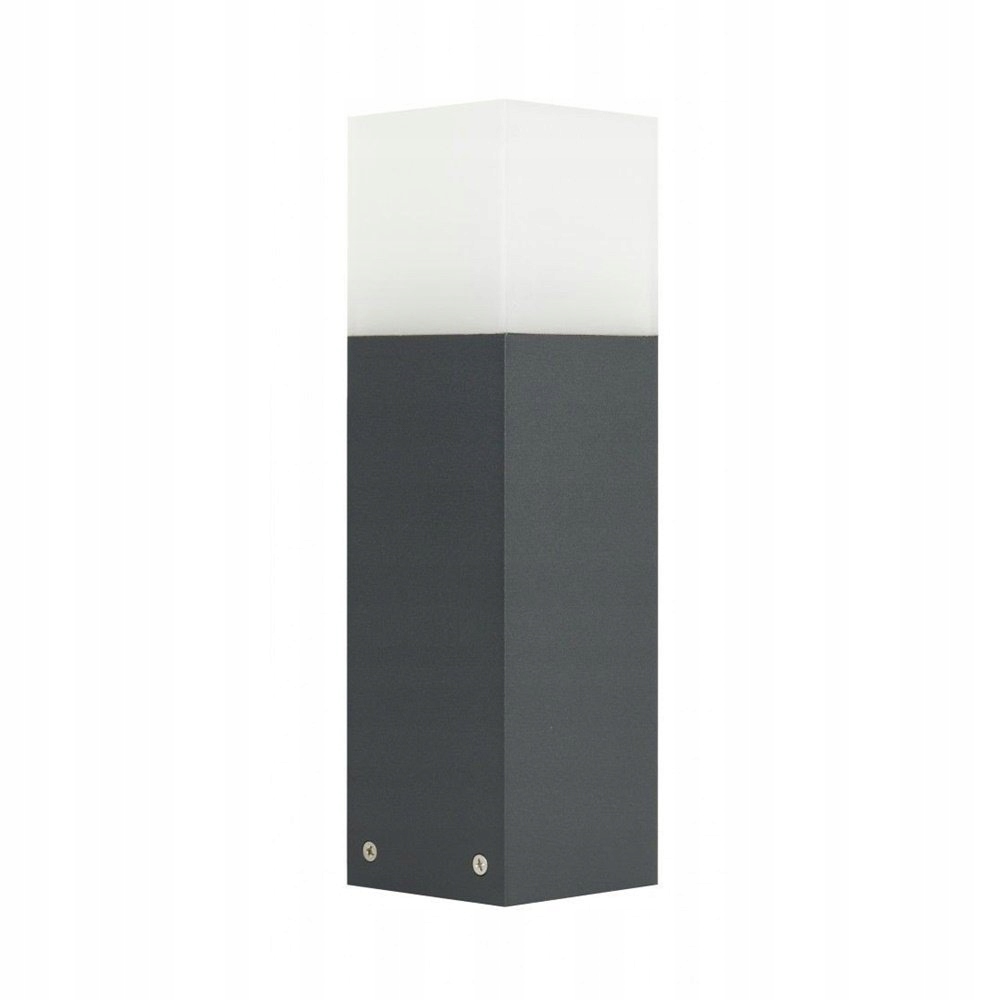 

Słupek ogrodowy lampa stojąca popielata Cube 33 cm