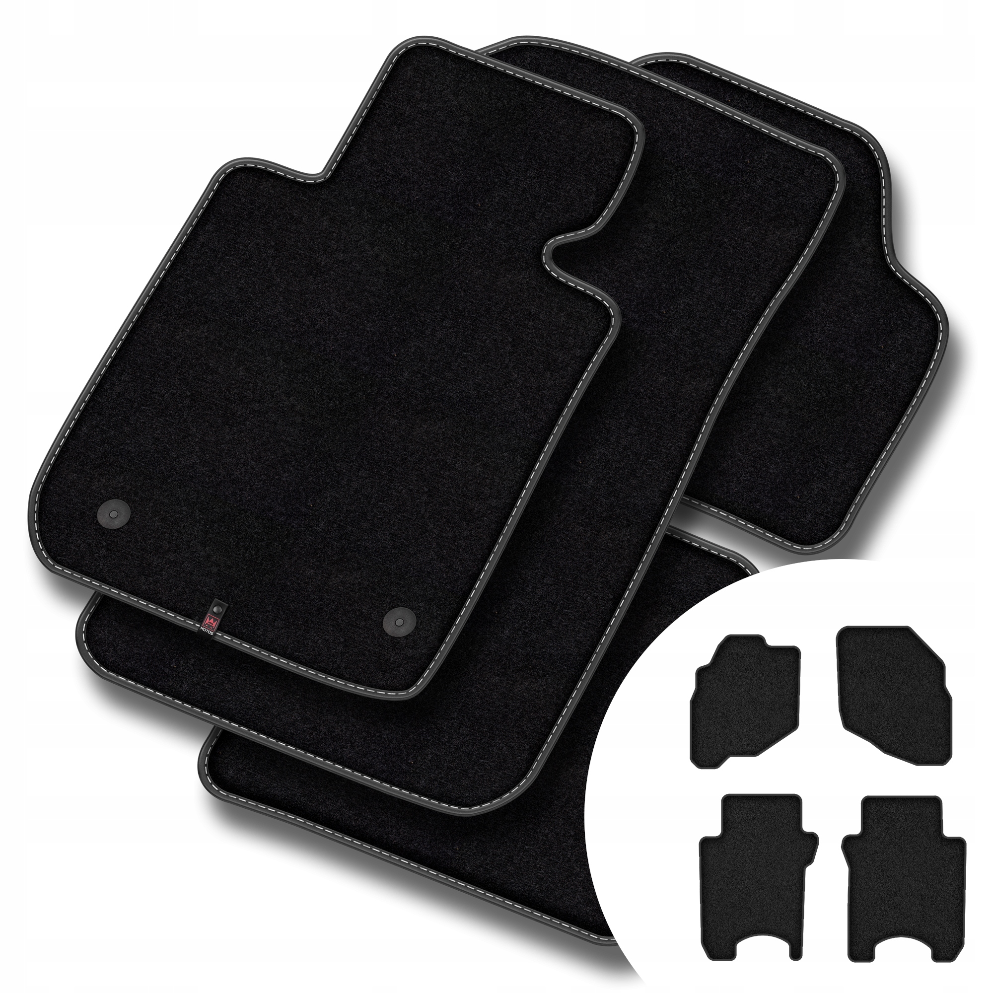 Velurové koberce Premium Honda Jazz II 2002-2008