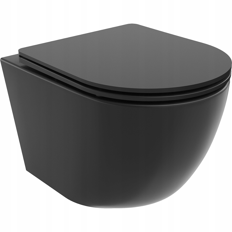 Mexen Lena mísa Rimless s deskou slim Matná černá