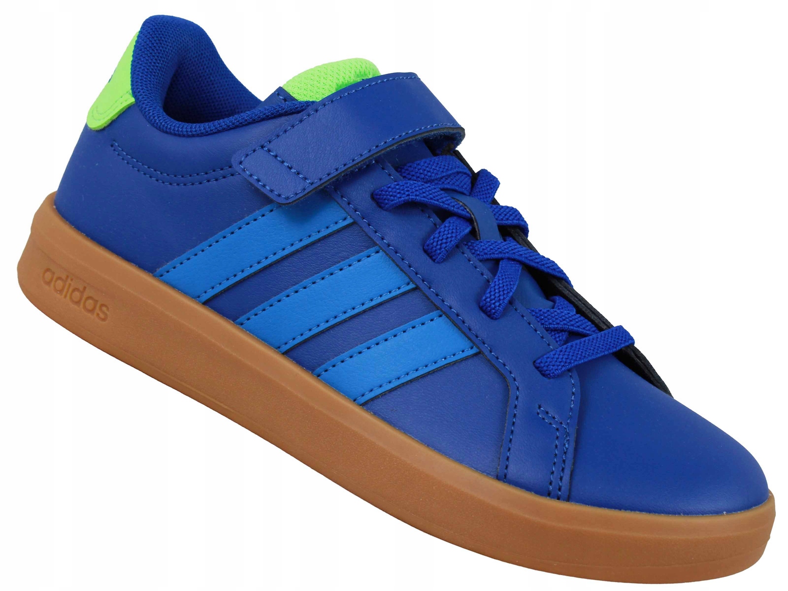 Adidas Grand Court JP9369 Buty Trampki Dziecięce Na Rzep Gumki