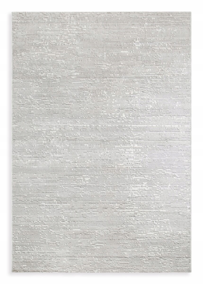 Koberec 160x230 Salena přetíratelný bílý/světle šedý, moderní