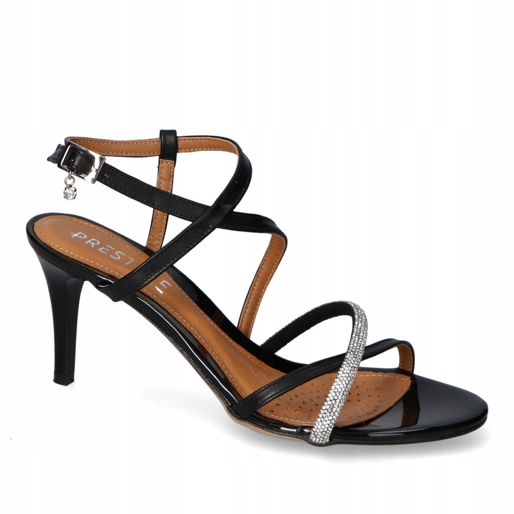 Sandály Prestige 2096/SZP/K-LICO/CEK Černé lico 40