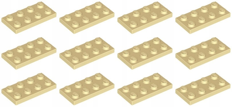 

Lego 3020 Płytka 2x4 piaskowa Nowa (15g) 12 szt.