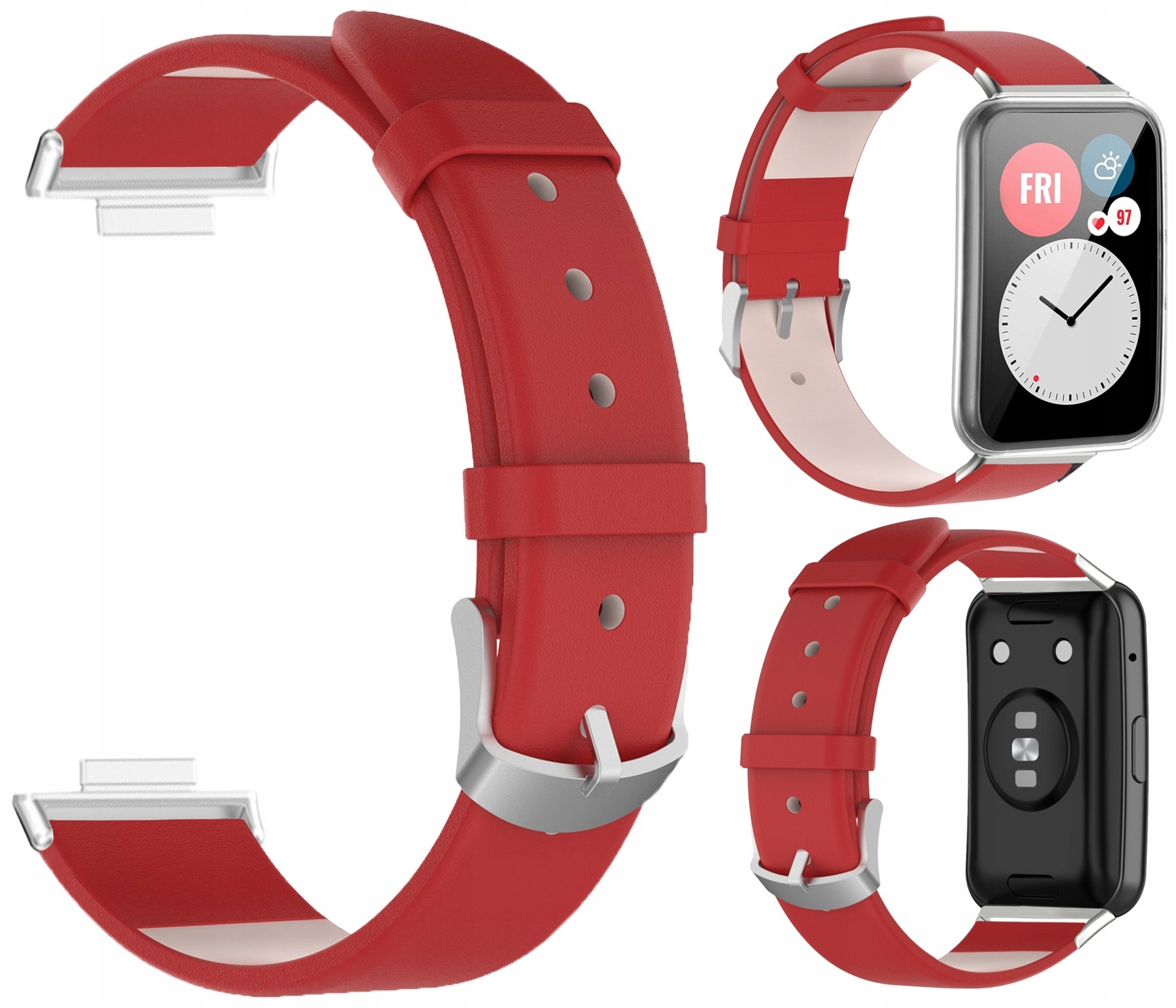 

Skórzany Pasek Opaska Do Huawei Watch Fit 2