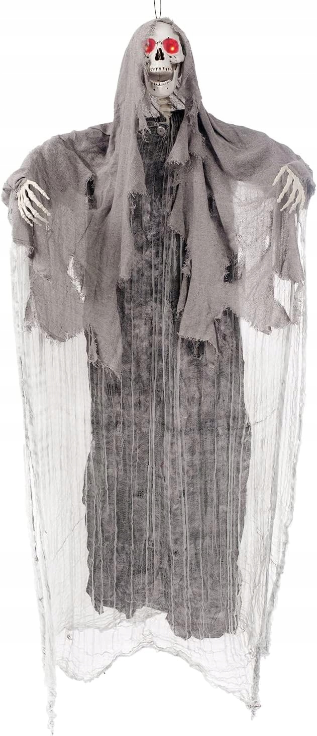 Halloweenská Žně 170 CM Závěsná Kostra Led Venkovní Dekorace
