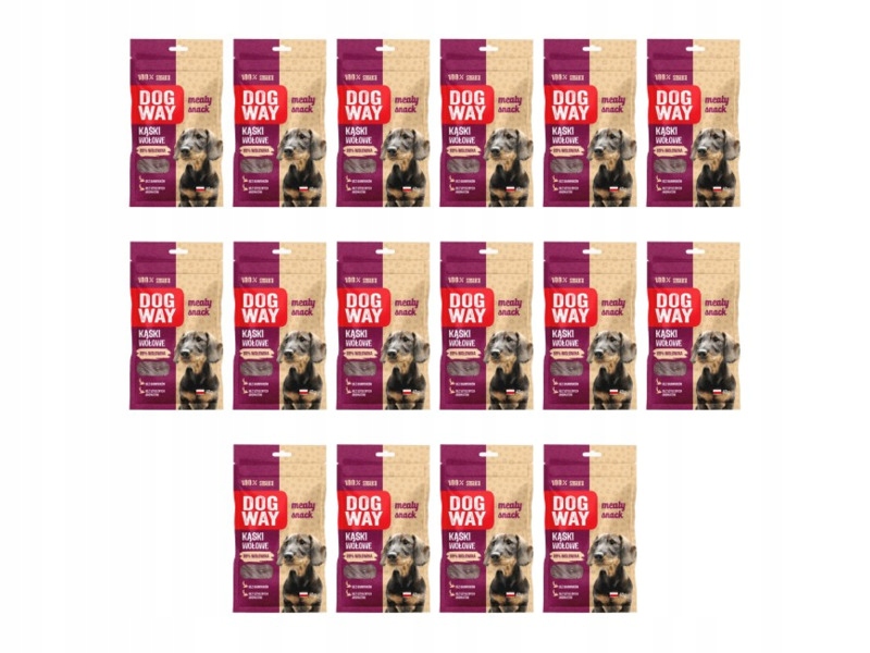Przysmak dla psa Dogway Meaty Snack Kąski wołowe 16 x 40 g