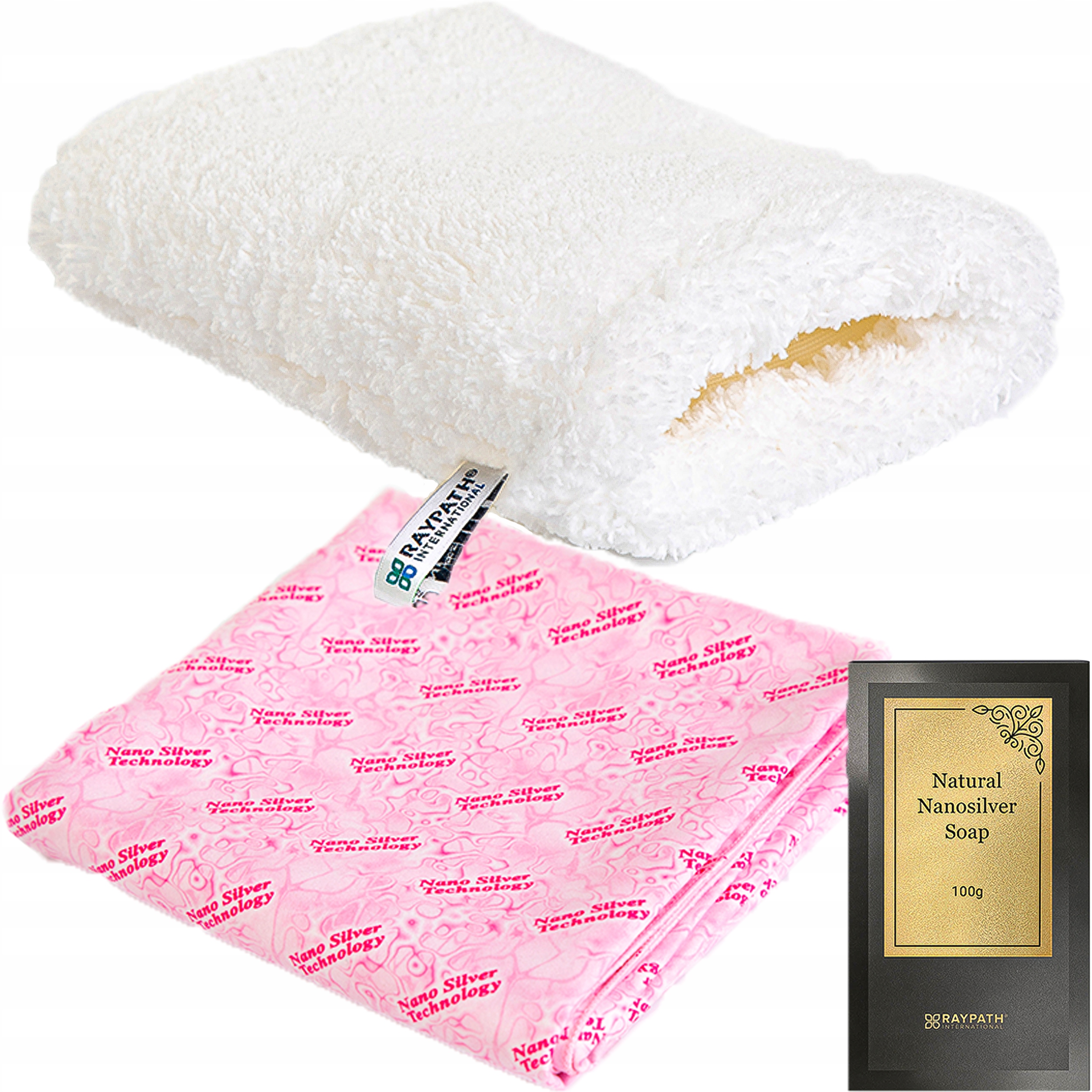 Zestaw Uniwersalny Rękawica Nova M Sunbeam Mydło Białe 100g Raypath