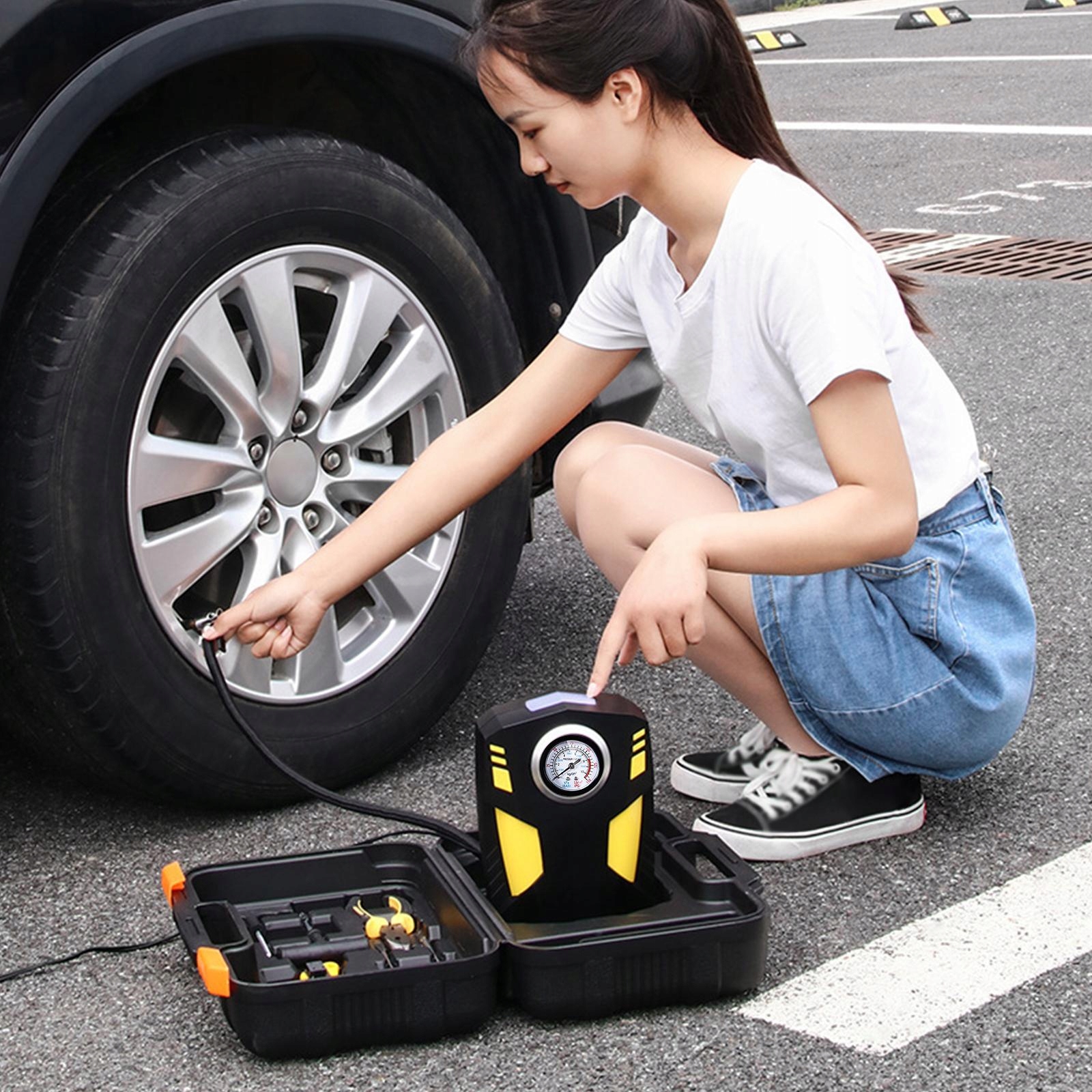 Pompka do opon sprężarki powietrza DC 12V do samochodów Kod producenta 687365