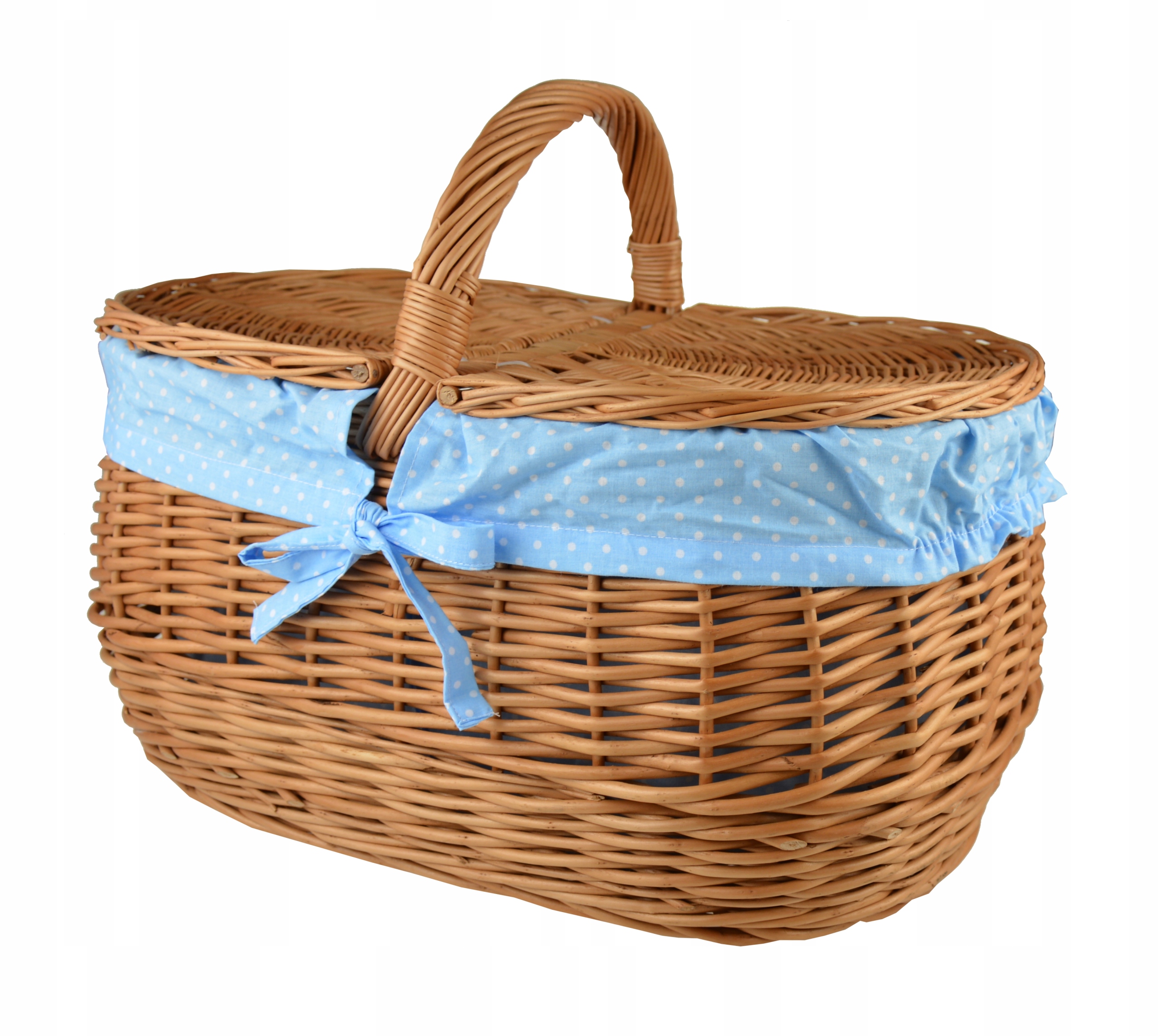 KOSZYK NA PIKNIK wiklinowy kosz PIKNIKOWY roz. 3XL