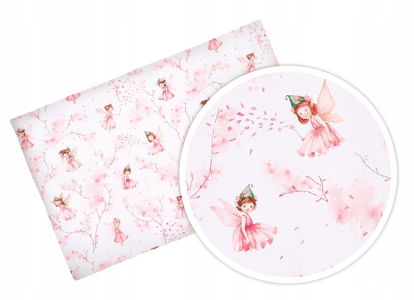 PRZEŚCIERADŁO DO ŁÓŻECZKA 120x60 Z GUMKĄ BAWEŁNA 100% WRÓŻKI