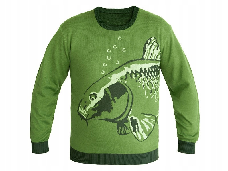 Sweter z dzianiny Delphin CARP roz. XXL Rozmiar XXL