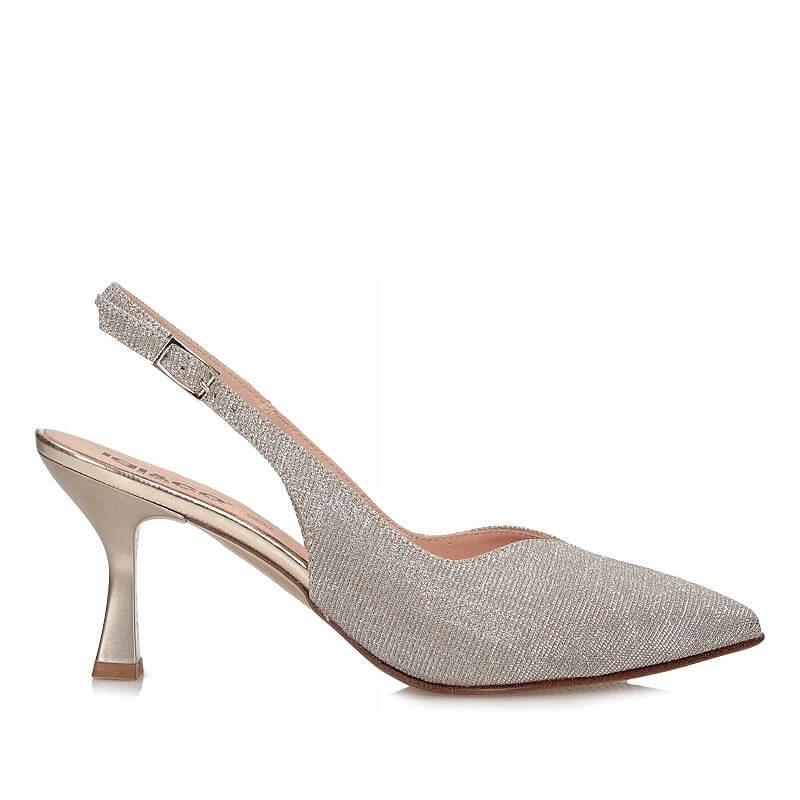 Dámské sandály Igi&co 1182611, stříbrné lodičky s přezkou