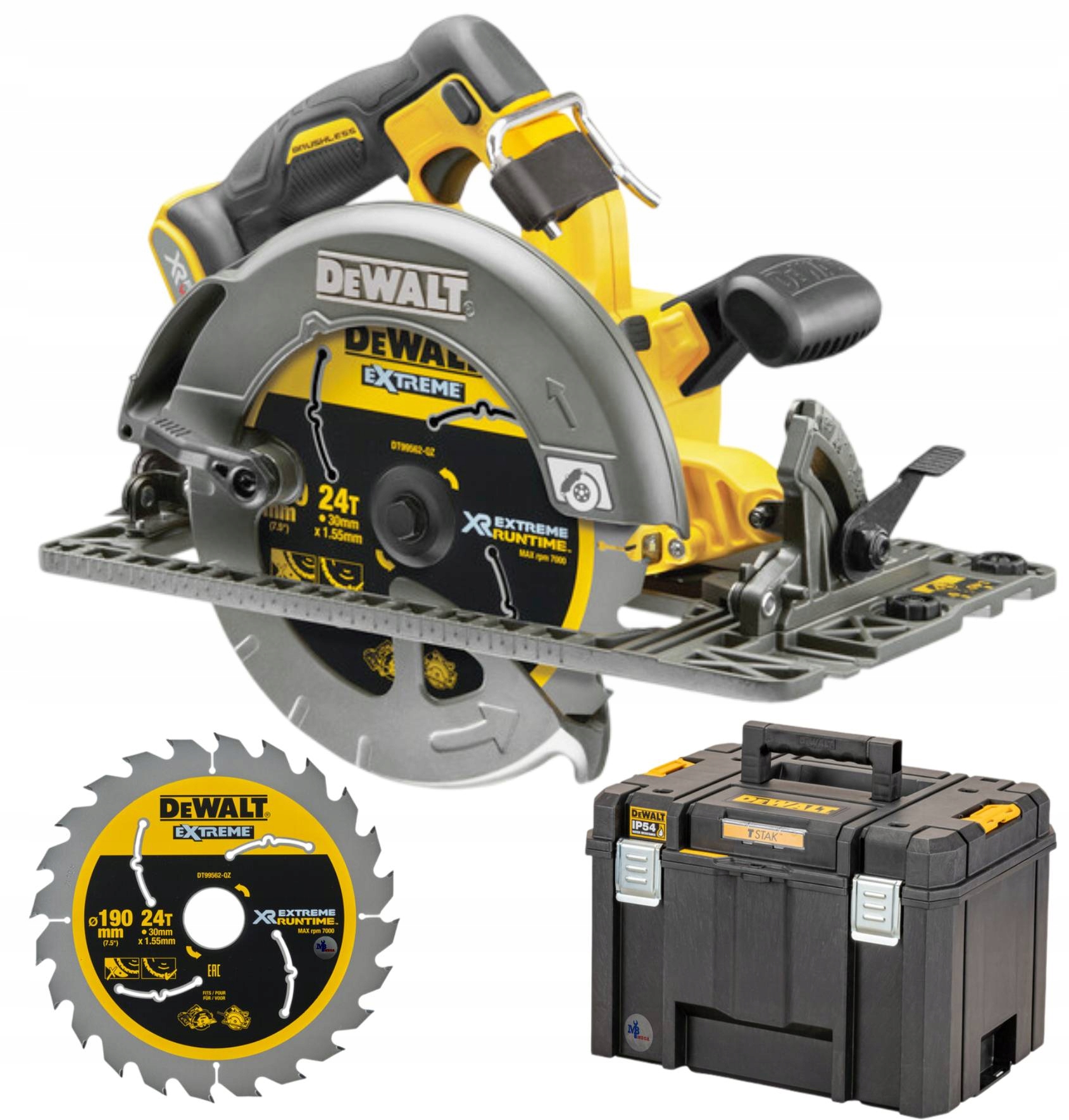 Dewalt Pilarka Tarczowa 54V Akumulatorowa piła do drewna DCS579NT