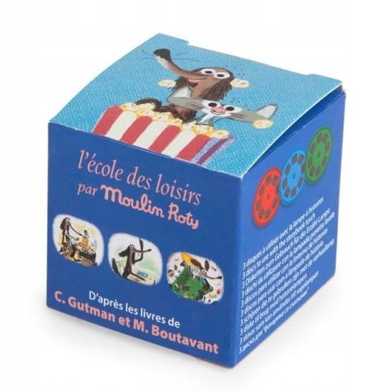 MOULIN ROTY Wymienne bajki dyski do projektorów latarki PIES POURRI
