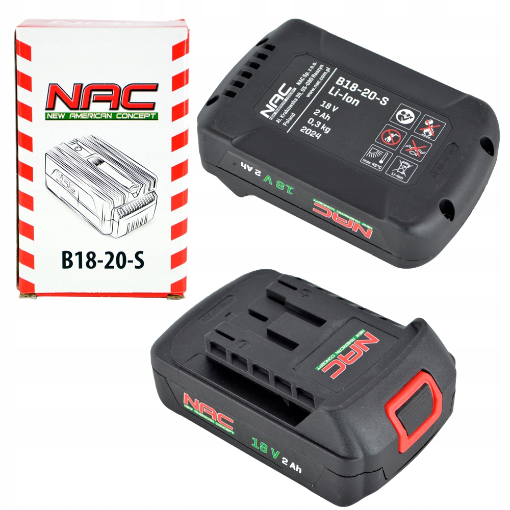 Akumulator Nac 18 V 2 Ah Do Urządzeń Z Serii 18 V Np. TB18-B15-S/HB18-B15-S