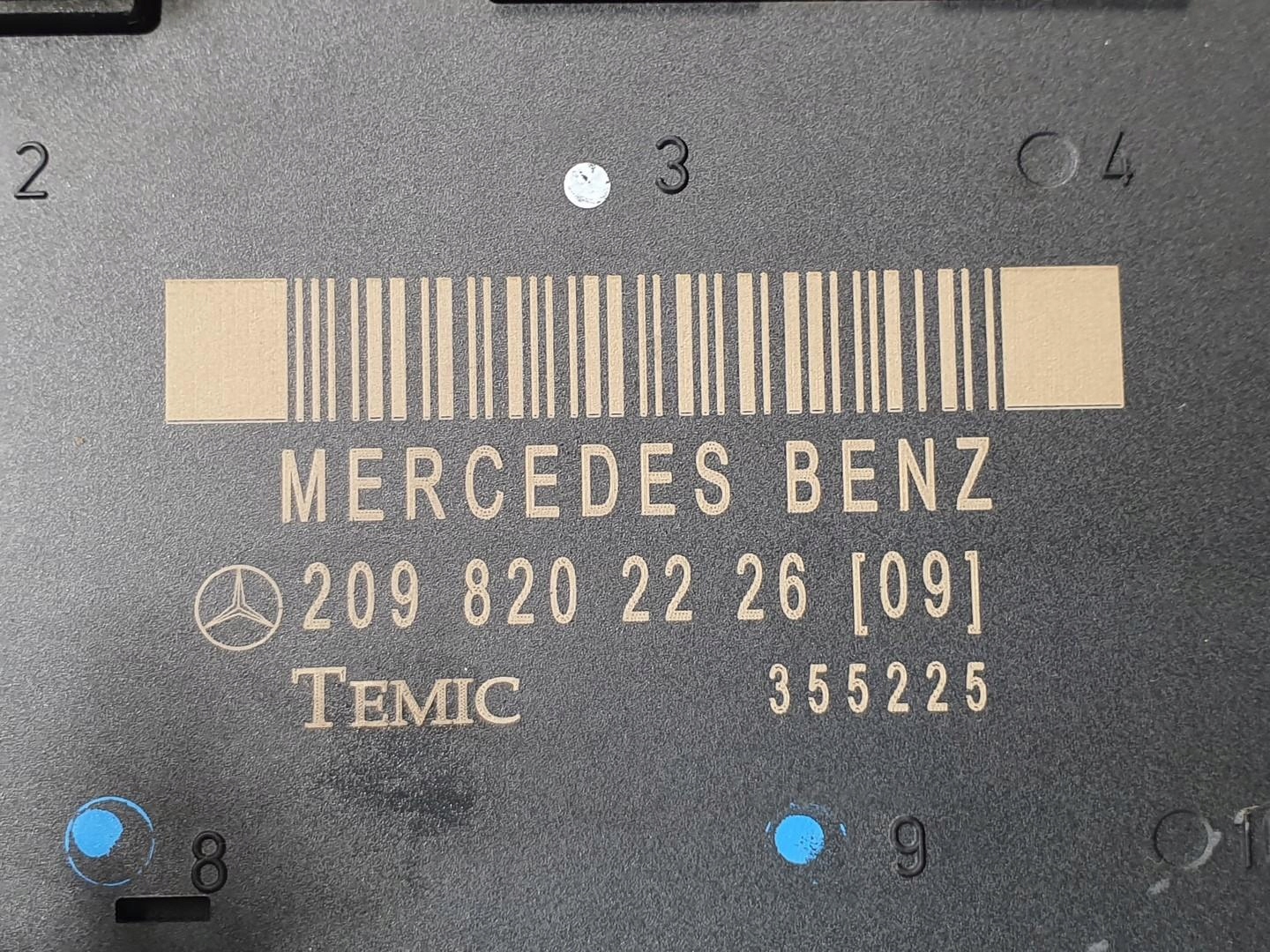 MODUŁ STEROWNIK DRZWI PRAWY PRZÓD MERCEDES W209 2098202226 Typ samochodu Samochody osobowe