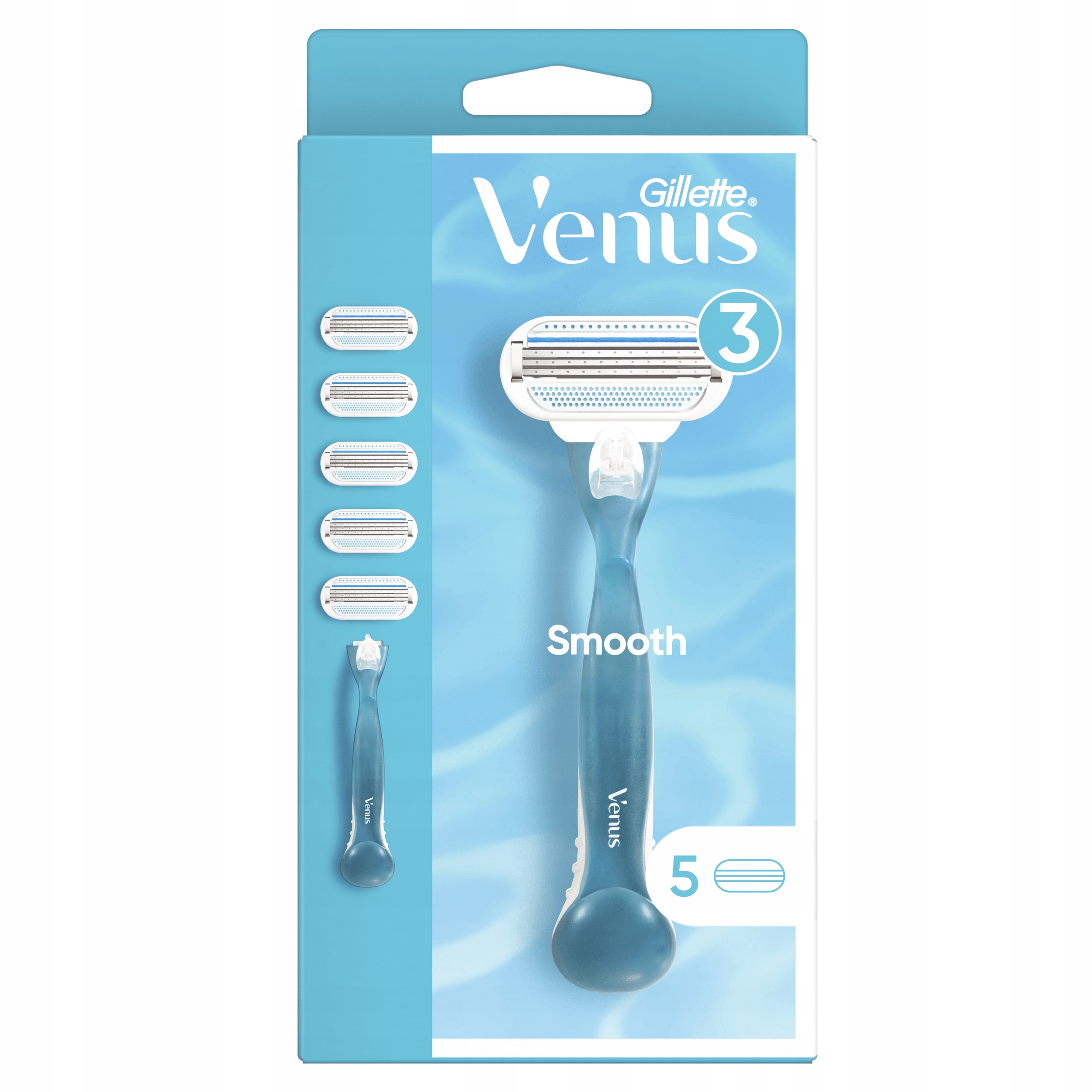 Maszynka Gillette Venus Smooth + 5 wkładów