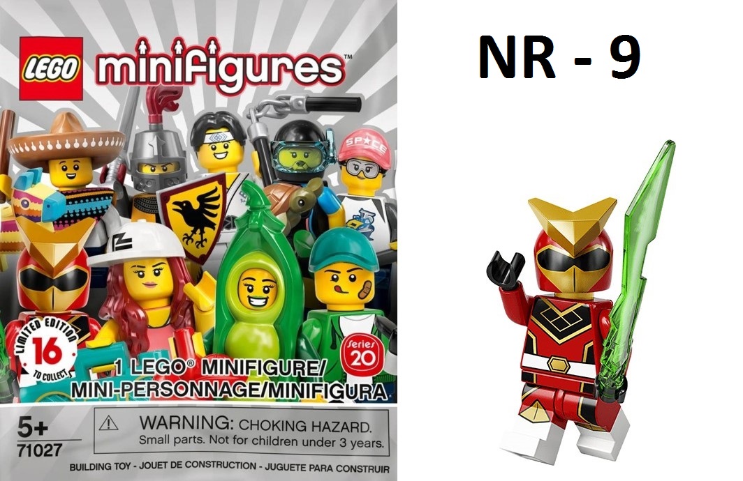 

Lego 71027 Minifigures Seria 20 wojownik nr9