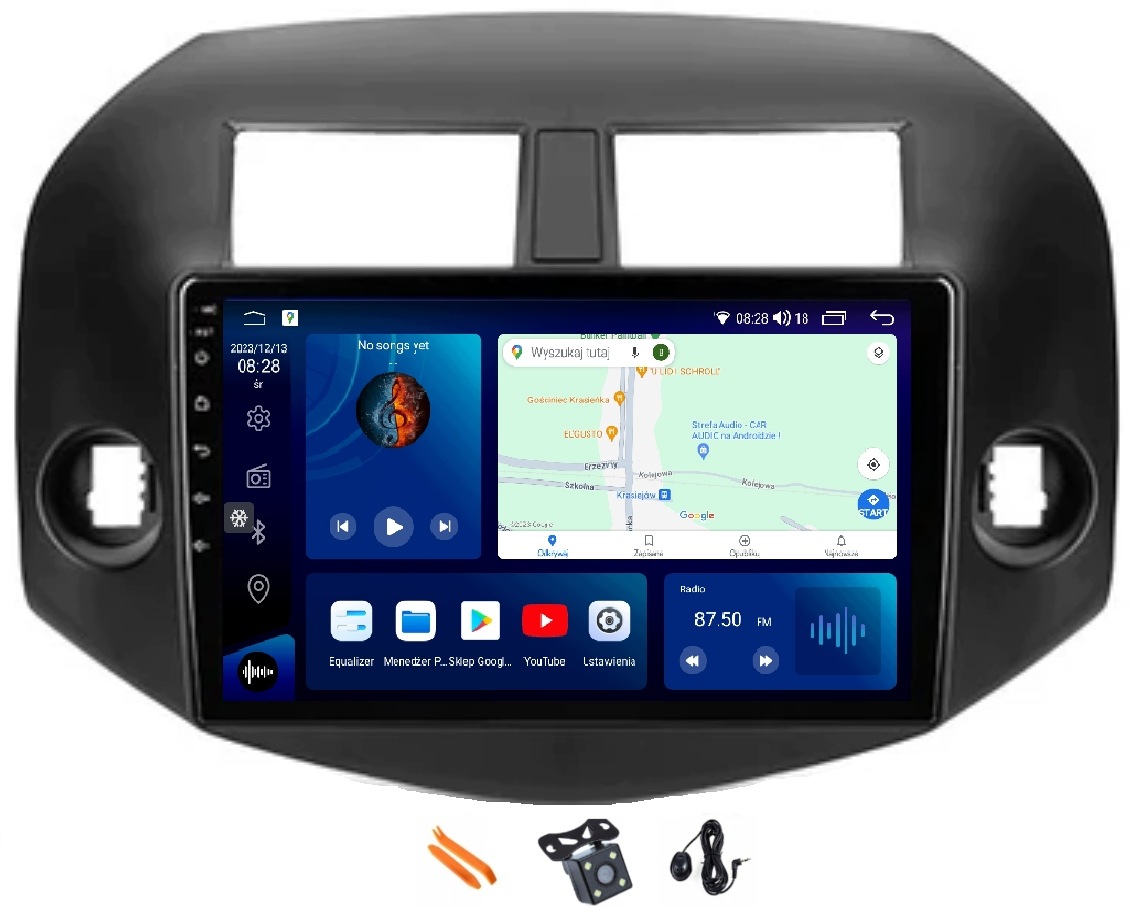 Radio Android Navigácia Toyota RAV4 3 XA30 05-12 6/128GB Lte 4G CarPlay Gps