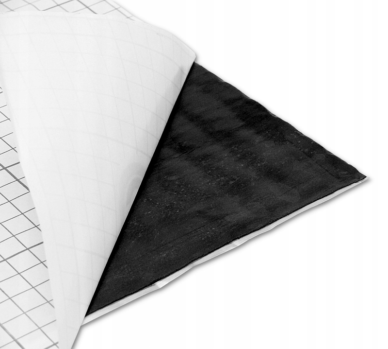 Zestaw mat do wygłuszenia drzwi samochodowych 10 MAT BUTYL ZESTAW 0,93M2 Model SC-M1.8G-4.69