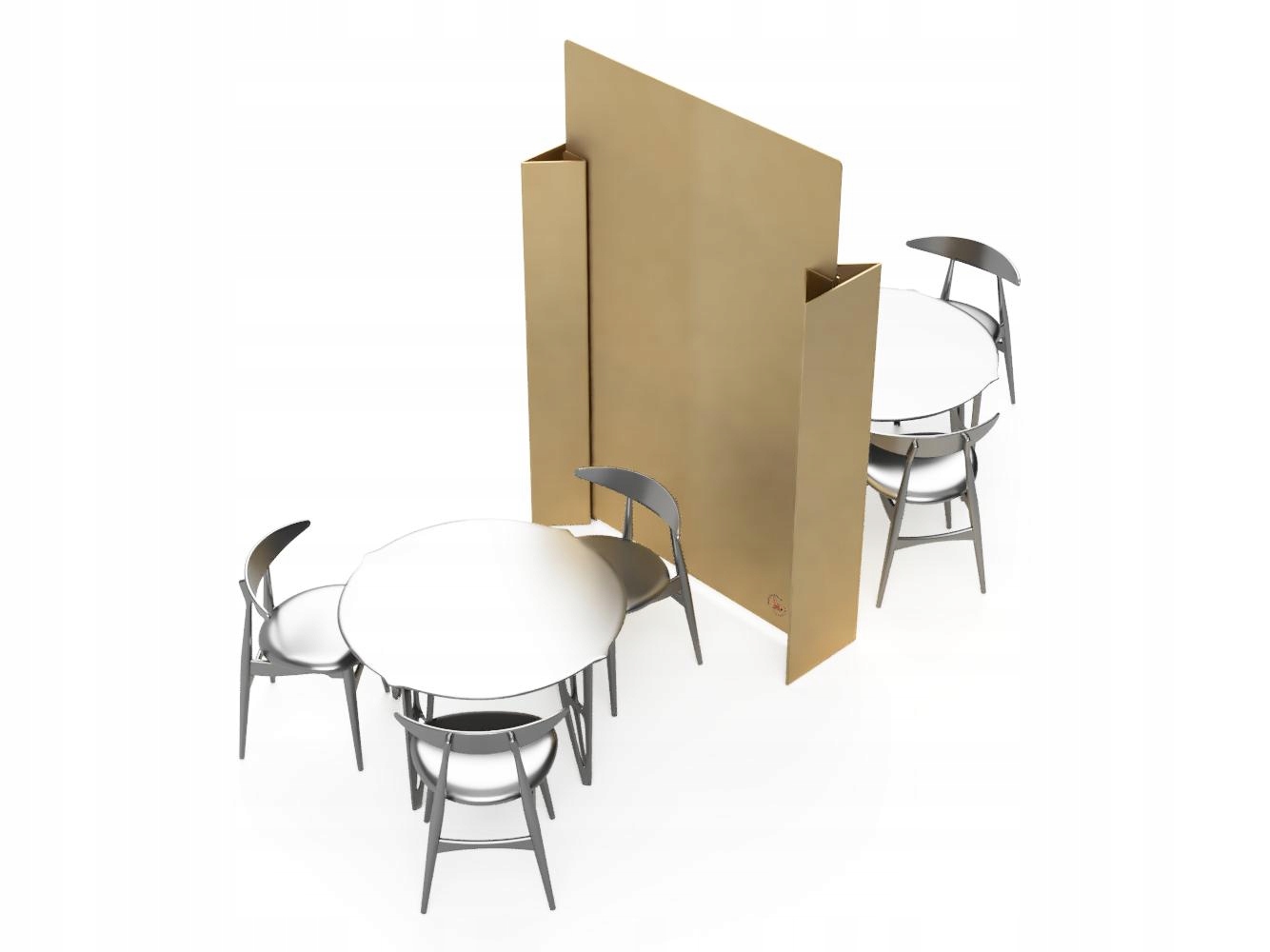 Parawan rozdzielający do lokalu antywirusowa eko Szerokość produktu 100 cm