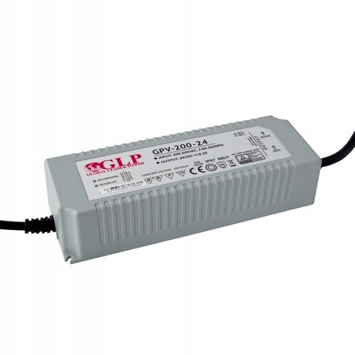 Elektronický Napájecí Zdroj Pro Led 12V DC 192W 16A IP67 Mpl Power GPV-200-12