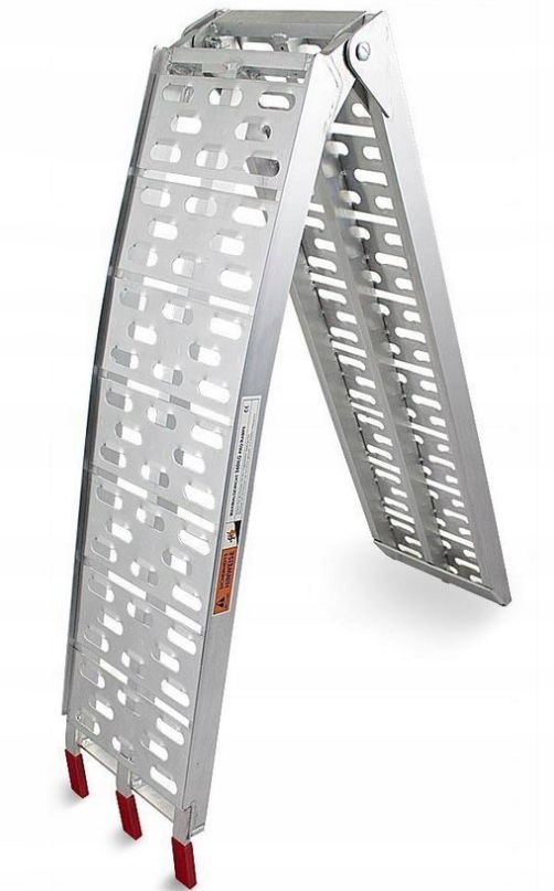 Aluminiová Nájazdová rampa L: 226 cm, W: 29,5 cm, Max 340 Kg Atv
