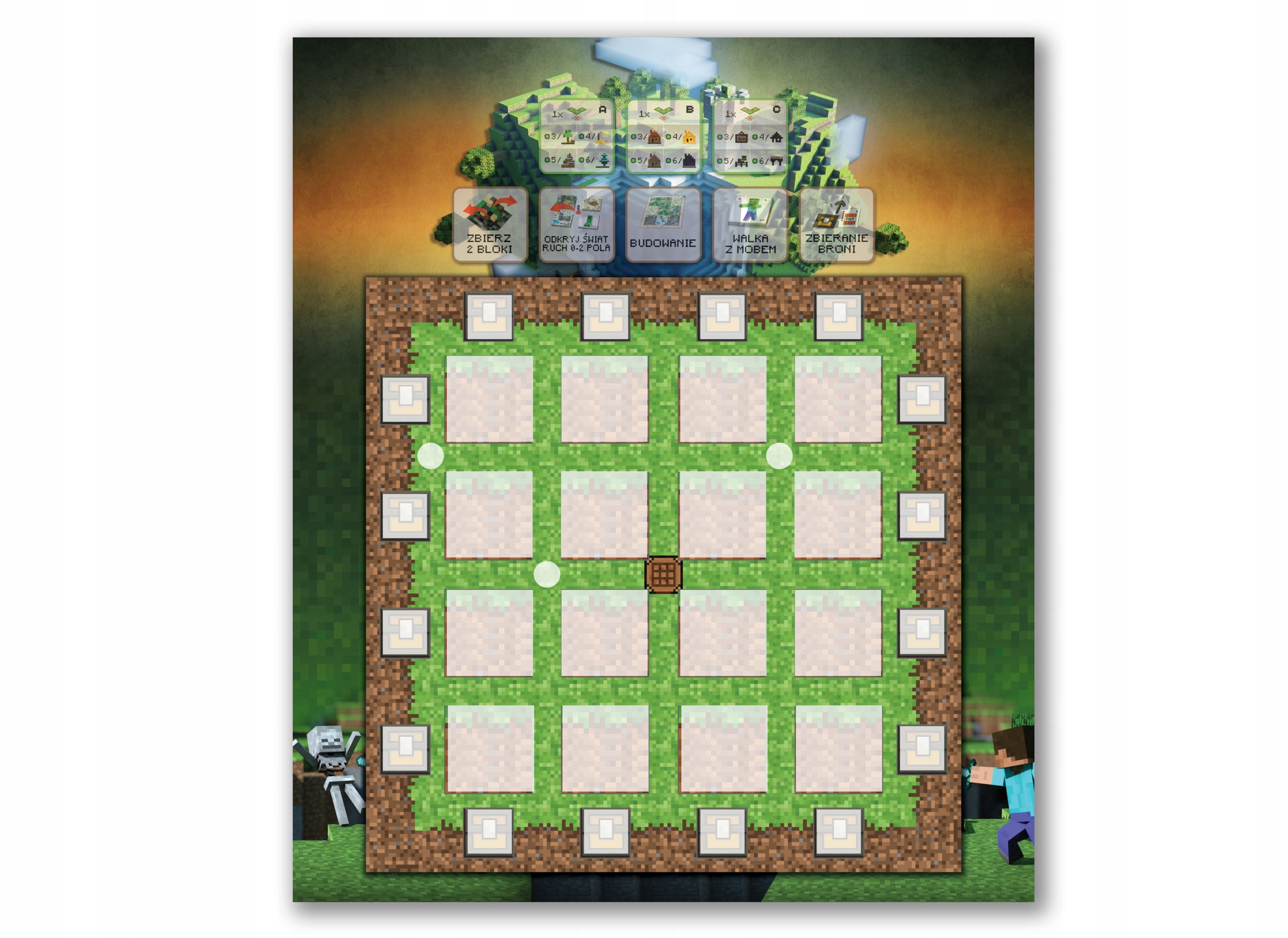 Minecraft: Builders & Biomes - Plansza Mata Rodzaj mata