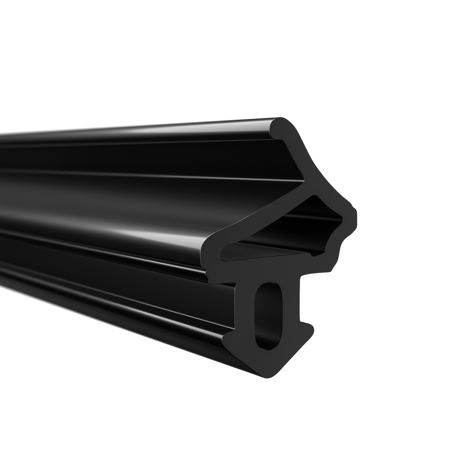 Pvc okenné tesnenie na okná čierne, gumové Epdm Aluplast S-1172 150 m