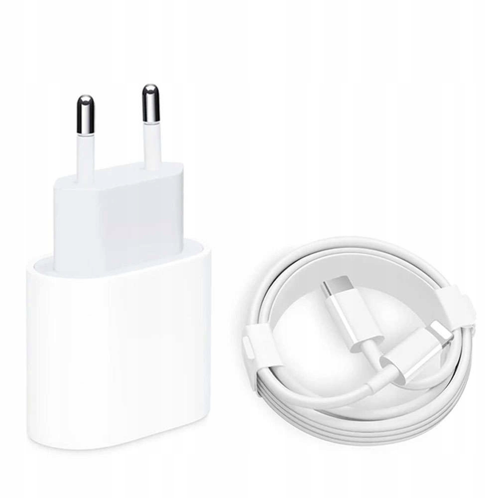 ŁADOWARKA SIECIOWA DO IPHONE 12 13 14 PRO USB-C C PD 20W + KABEL LIGHTNING Napięcie wyjściowe 20 V