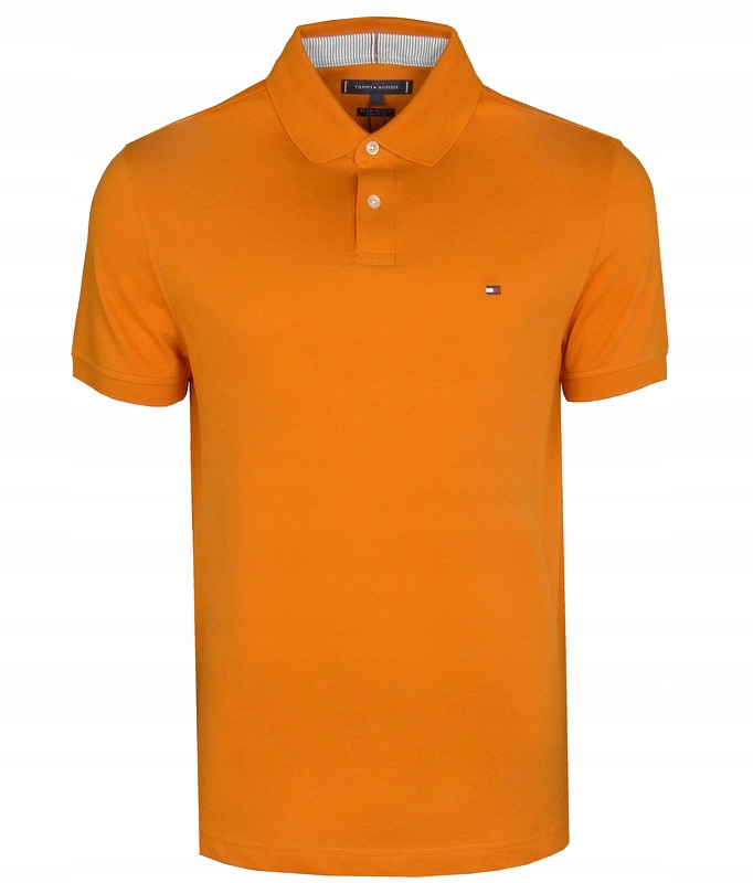 Tommy Hilfiger pánské polo, oranžové, M