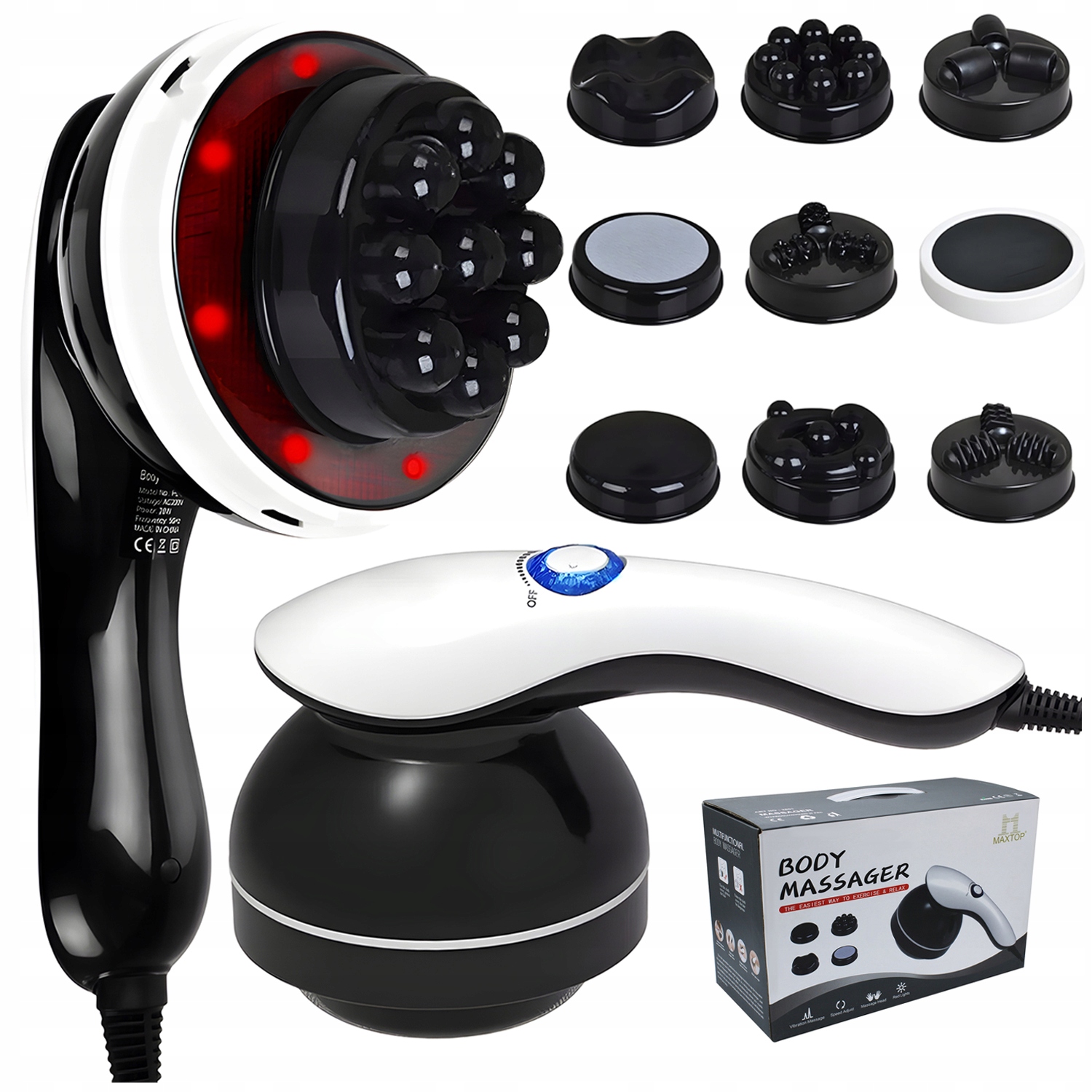 MASAŻER WYSZCZUPLAJĄCY DO CIAŁA CELLULITU 9w1 PREZENT DLA KOBIETY NA SWIETA